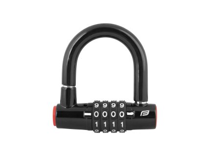 ZÁMEK FORCE MINI PODKOVA 9CM X 8,7CM FE, ČERNÝ