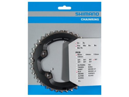 SHIMANO převodník SLX FC-M7000-11-2 38 z 11 spd dvojpřevodník pro 38-28 z