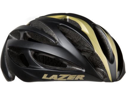LAZER přilba silniční O2 černá zlatá ML 55-61 cm