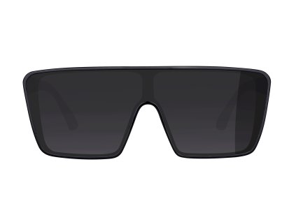 BRÝLE FORCE SCOPE, ČERNÉ MAT-LESK, ČERNÁ SKLA