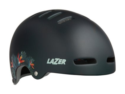 LAZER přilba Armor LED/ matná zelená flowers L + led + sleva na další nákup