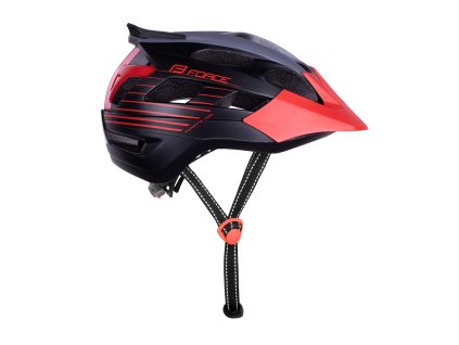 Přilba FORCE RAPTOR MTB šedo-červená S - M