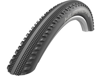 SCHWALBE plášť HURRICANE, 42-622, 28 x 1.60, RaceGuard, ADDIX, 585 g, černá-reflexní