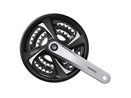 SHIMANO kliky TOURNEY FC-TX801 4hran 3x7/8 175 mm 42x32x22z s krytem černé
