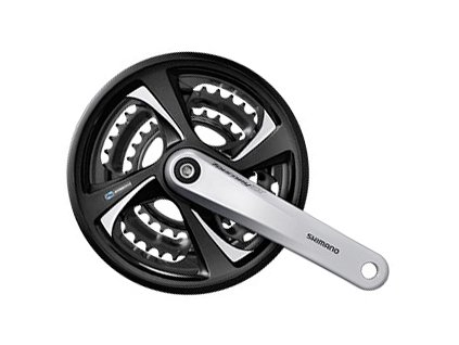 SHIMANO kliky TOURNEY FC-TX801 4hran 3x7/8 175 mm 48x38x28z s krytem černé