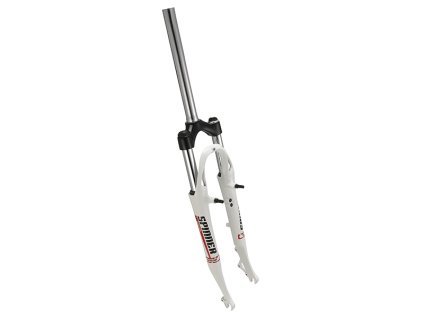 SPINNER 28'' odpružená vidlice ODESA 700C 28", zdvih 63 mm, DISC + V, 1-1/8'', bílá + sleva na další nákup