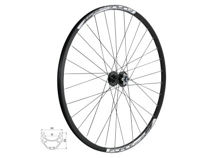 Kolo přední FORCE BASIC DISC 622x19 F804342-6d 32d