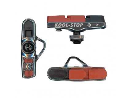 Špalík brzdový Road Kool Stop Campi 2011 - Dual Compound + adaptéry na starší Campi + sleva na další nákup