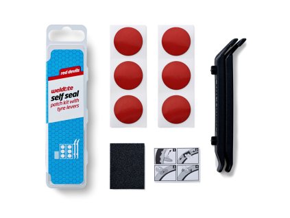 Lepení Weldtite Self Seal Red Devils - sada 7 ks + montpáky