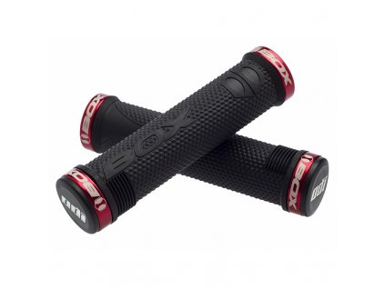 Gripy BMX ODI Box Hex Lock-On Bonus Pack Black/Red