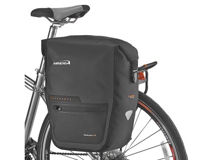 Brašna nosičová Ibera BA20 vodotěsná Panniers černá