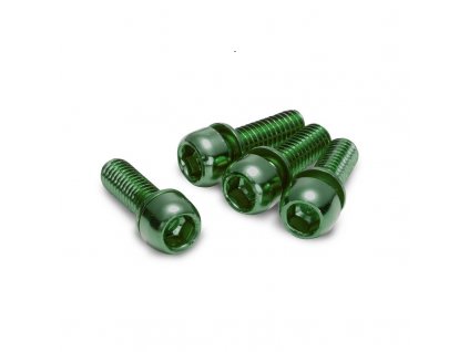 Šrouby uchycení brzdy Reverse M6 x 18 mm, 4 ks Dark Green + sleva na další nákup