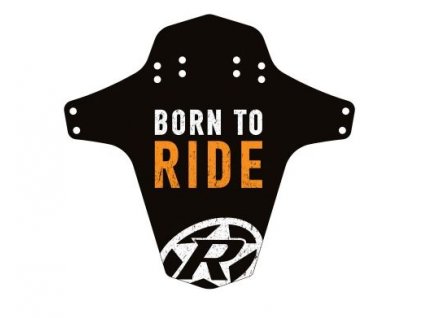 Blatník přední Reverse MudGuard Born to ride Black / Fox Orange