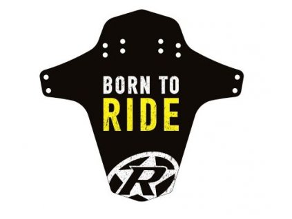 Blatník přední Reverse MudGuard Born to ride Black / Yellow