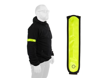 Páska neoprenová reflexní na ruku LED + sleva na další nákup