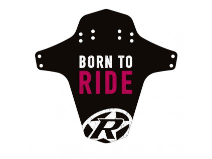 Blatník přední Reverse MudGuard Born to ride Black / Candy