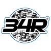 Samolepka 34R Globe, white/black