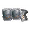 COOL MAX 3 sada chráničů kolen,loktů a zápěstí silver XL