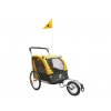 M-Wave - Vozík za kolo M-Wave 3v1 dvoumístný,skládací,rychlospojka max 40kg