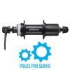 SHIMANO nába zadní TY FH-TY505-7 pro kotouč (centerlock) 7 rychl 32 děr RU: 166 mm černá nebal