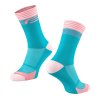 Ponožky FORCE STREAK, modro-růžové