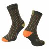 Ponožky FORCE MOTE, zeleno-oranžové