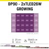 DP90 2xTLED26 GROW