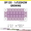 DP120 1xTLED42 GROW