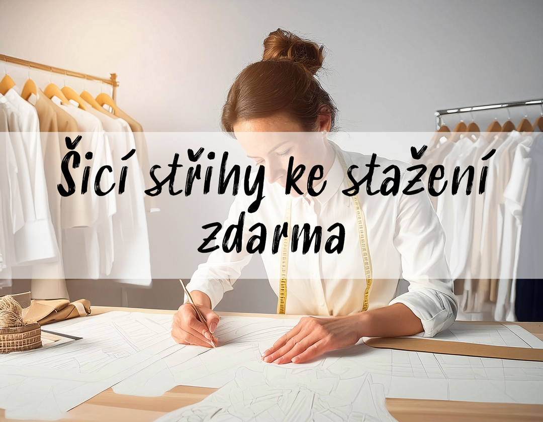 Šicí PDF střihy zdarma ke stažení