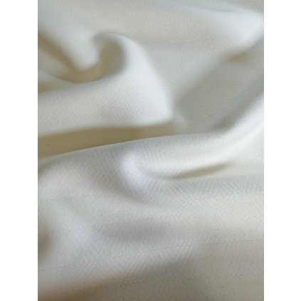 Italská vlna na kabáty Creamy White