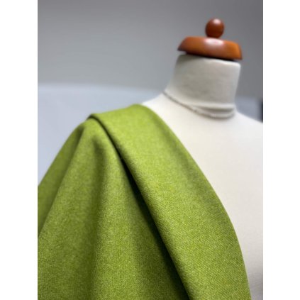 100% ovčí vlna na obleky a saka Soft Green