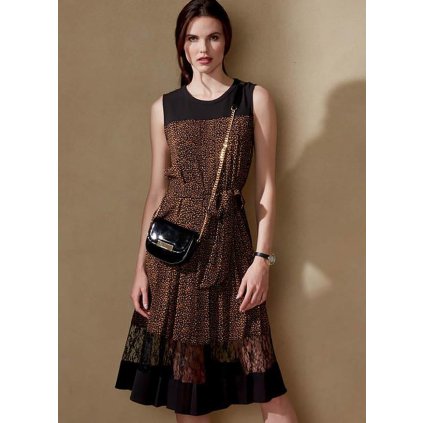 tisteny strih saty V1554 Isaac Mizrahi Vogue speciosa 01