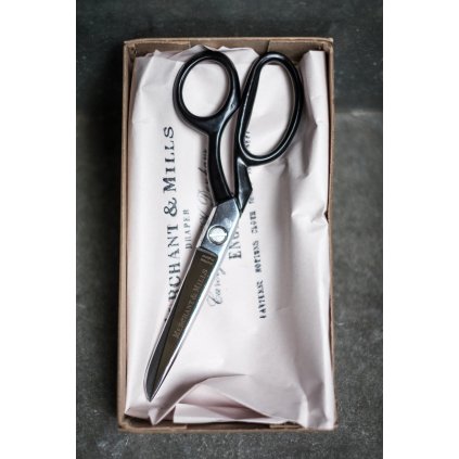 luxusni ocelove chromovane krejcovske nuzky 20,3cm merchant mill speciosa 1