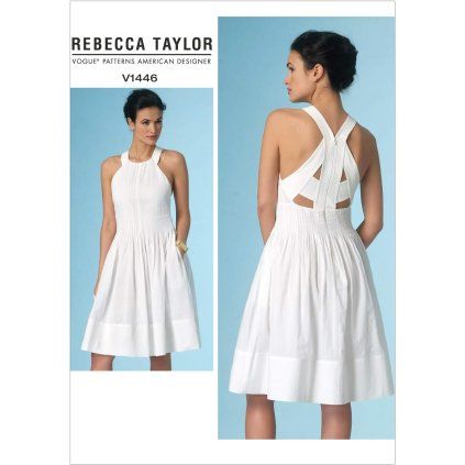 Střih V1446 Rebecca Taylor | šaty