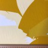 ecovero viskoza abstraktni potisk zluta splash latky metraz Speciosa 7