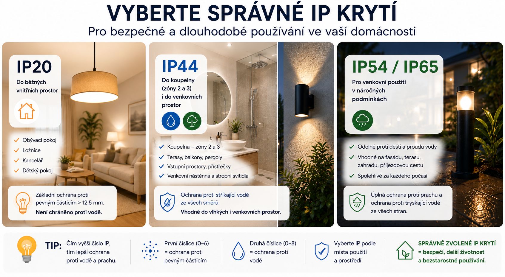 IP ochrana – stupně krytí