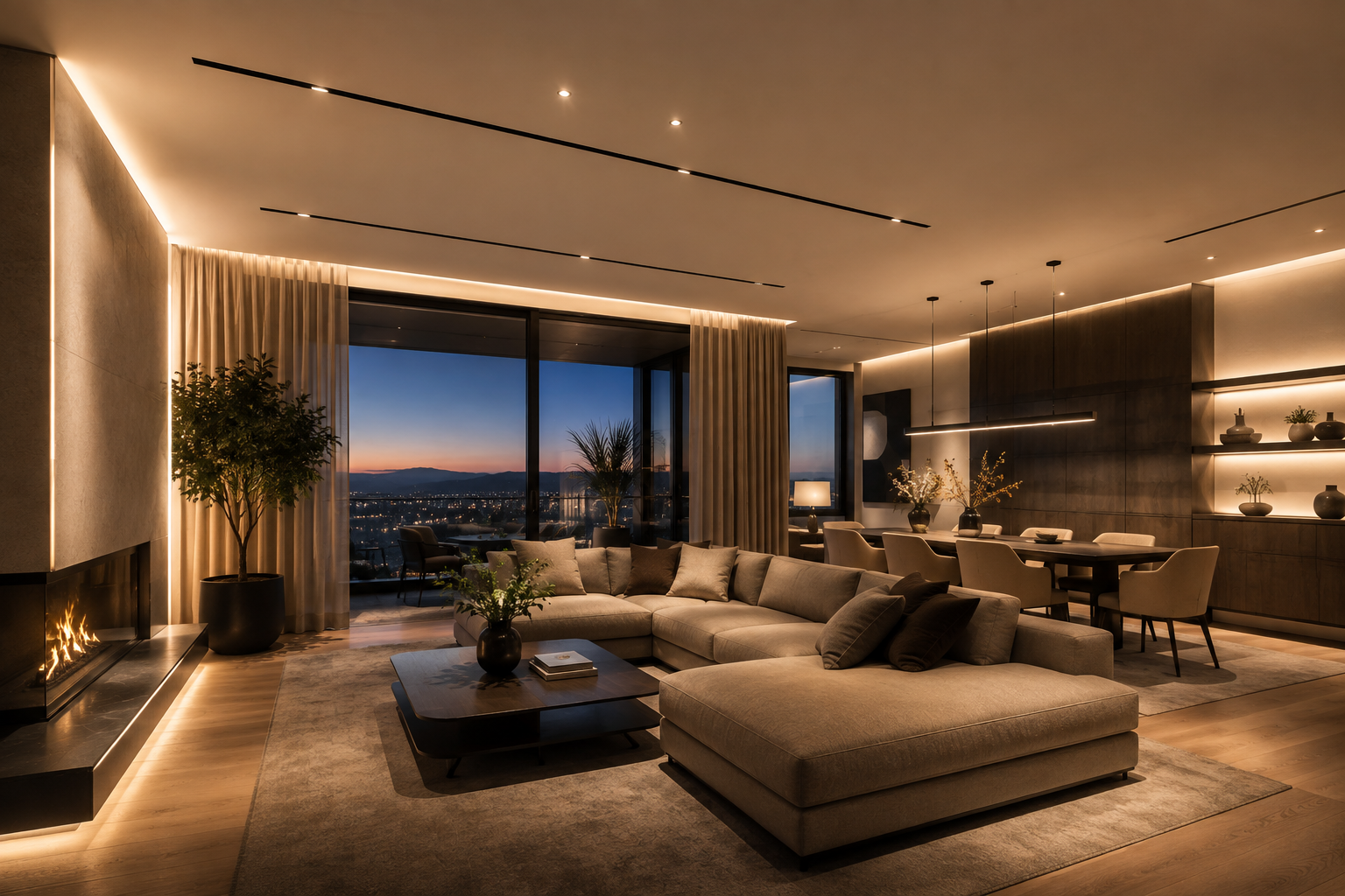 Realizace osvětlení JzP Residence