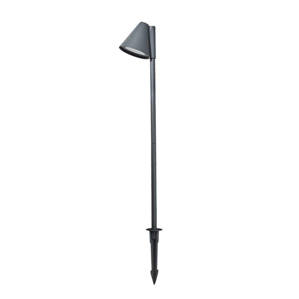 zambelis lights outdoor exterior decor spike garden post light luminary led aluminium graphite ip65 distributor E281 1200x1600h