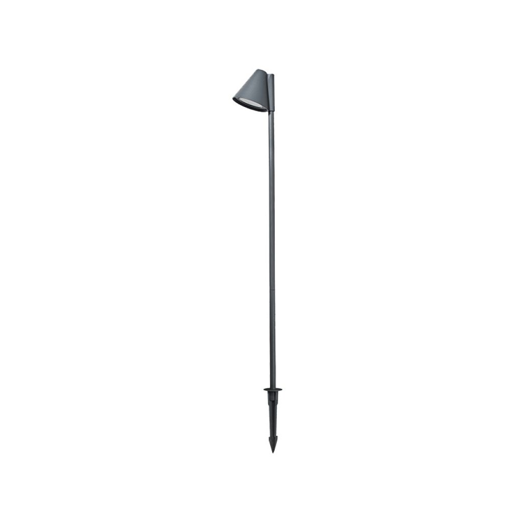zambelis lights outdoor exterior decor spike garden post light luminary led aluminium graphite ip65 distributor E3282 1200x1600h