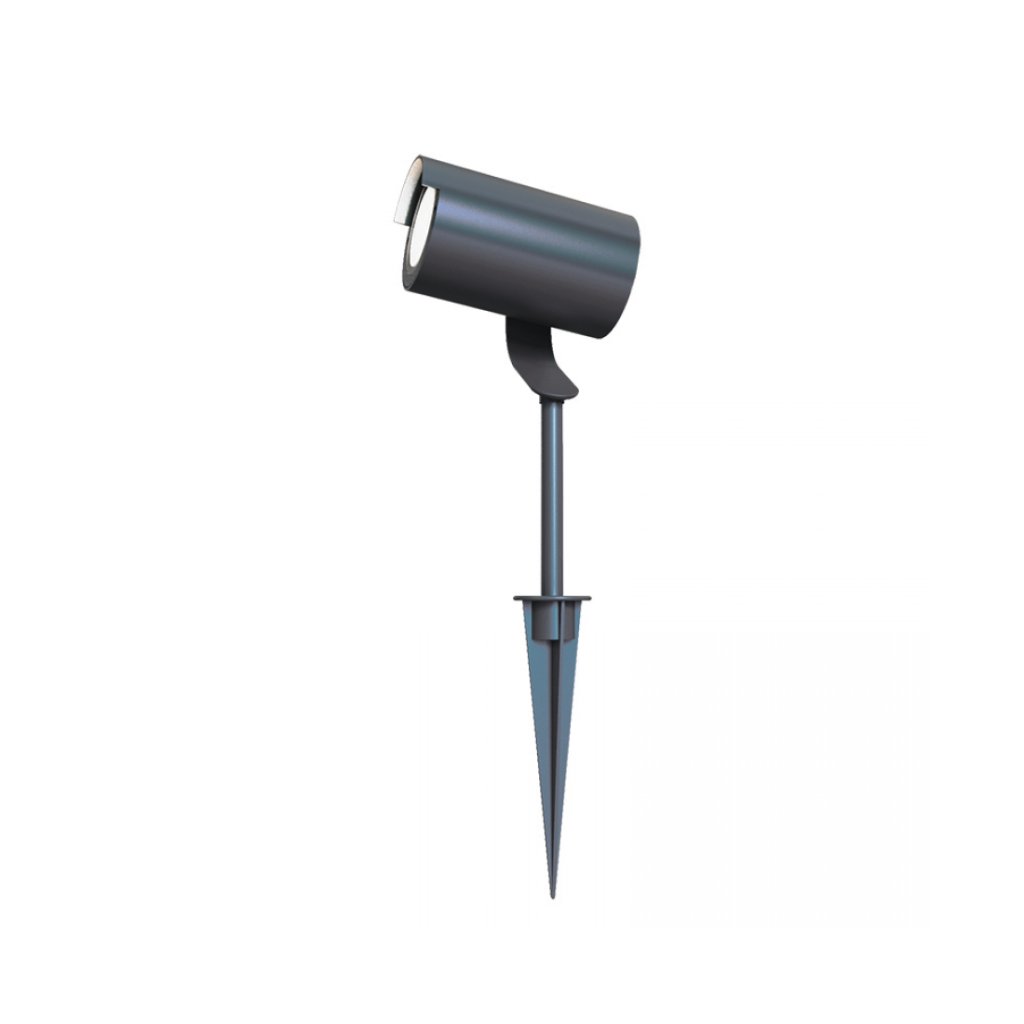 zambelis lights outdoor exterior decor spike garden post light luminary led aluminium graphite ip65 distributor E285 900x1100w