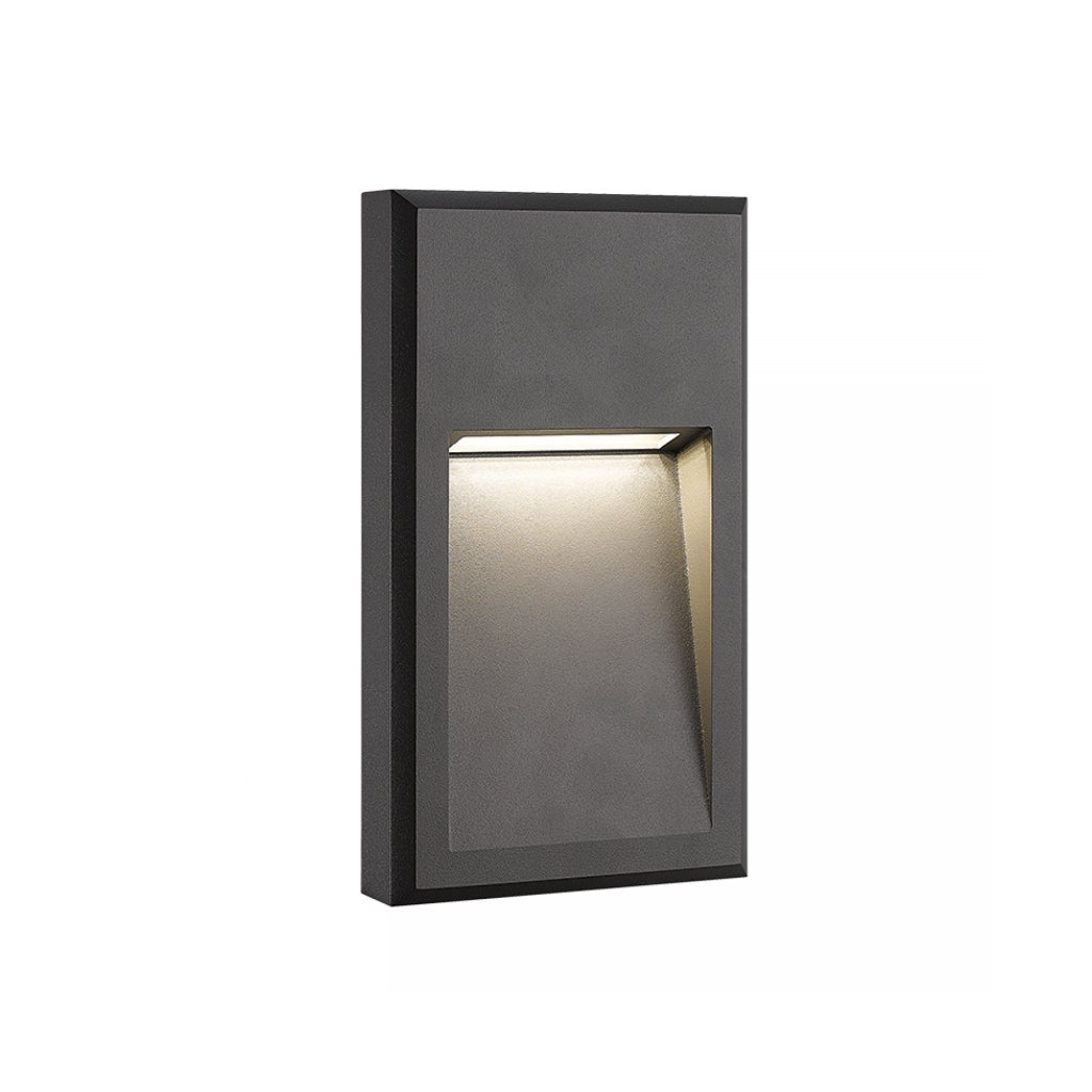 zambelis lights outdoor exterior decor step garden path lamp stepway deck luminary aluminium graphite distributor E346 1800x2200w