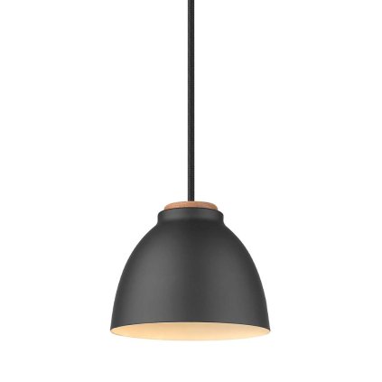 Skandinávský lustr Niva Halo Design se dřevem