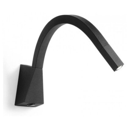 Nástěnná čtecí LED lampa Snake - hranatá