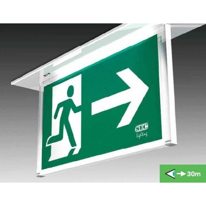 Zápustné nouzové svítidlo SEC LEDLUX3-V