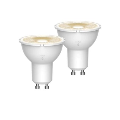 Stmívatelná smart žárovka NORDLUX GU10 s Bluetooth 4,5 W set 2 ks