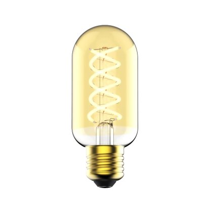 Zlatá stmívatelná LED svíčka NORDLUX Tubular 4,9 W a 7 W 2200 K