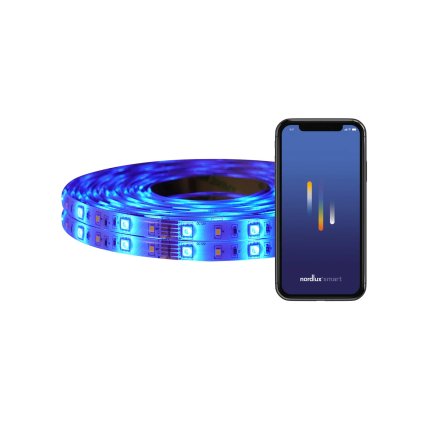Smart stmívatelný LED pásek NORDLUX IP65 s 16-ti miliony barev