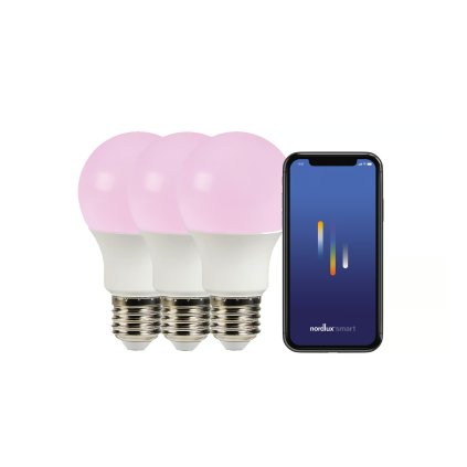Barevná smart žárovka NORDLUX E27 sada 3 ks 2270052701