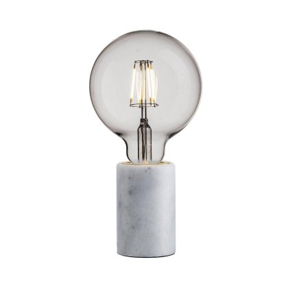 NORDLUX Siv mramorová stolní lampa