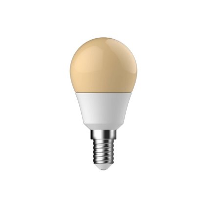 Zlatá LED žárovka NORDLUX G45 E14 2,9 W 2400 K